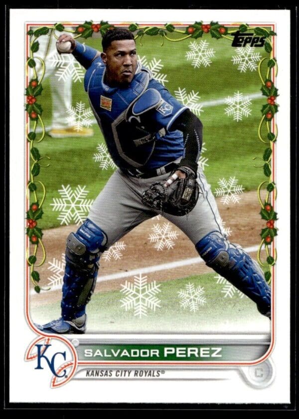 2022 Topps Holiday Kansas City Royals #HW51 Salvador Perez