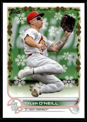 2022 Topps Holiday St. Louis Cardinals #HW16 Tyler O'Neill
