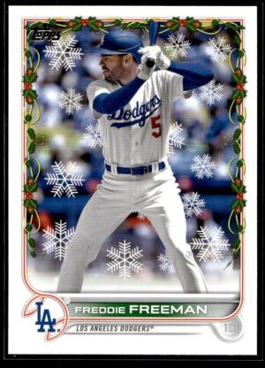 2022 Topps Holiday Los Angeles Dodgers #HW82 Freddie Freeman