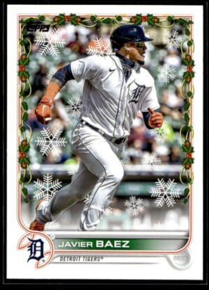 2022 Topps Holiday Detroit Tigers #HW159 Javier Baez