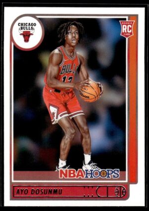 2021 NBA Hoops Chicago Bulls #240 Ayo Dosunmu RC Rookie