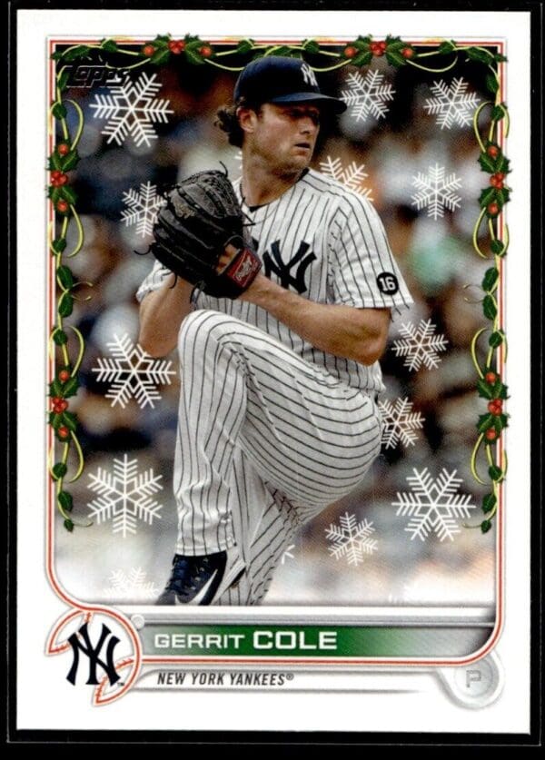 2022 Topps Holiday New York Yankees #HW97 Gerrit Cole