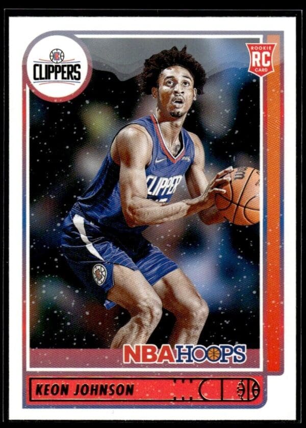 2021 NBA Hoops Winter Edition Los Angeles Clippers #205 Keon Johnson