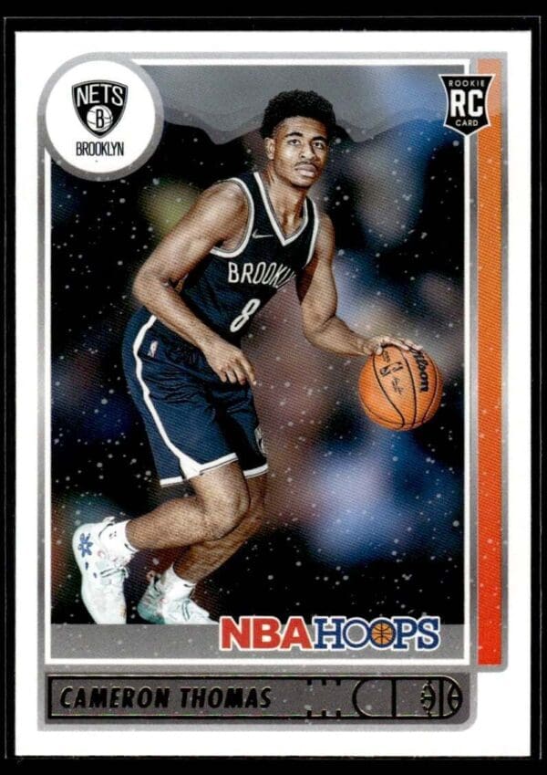 2021 NBA Hoops Winter Edition Brooklyn Nets #231 Cameron Thomas RC Rookie
