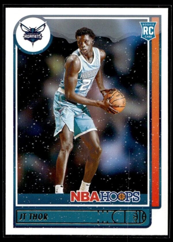 2021 NBA Hoops Winter Edition Charlotte Hornets #244 JT Thor RC Rookie