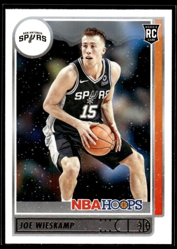 _10 2021 NBA Hoops Winter Edition San Antonio Spurs #245 Joe Wieskamp RC Rookie