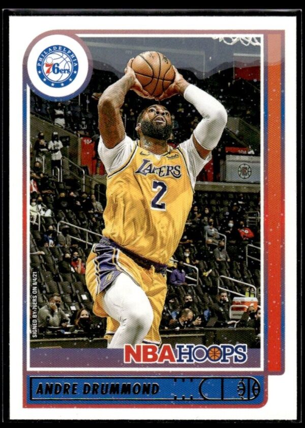 2021 NBA Hoops Winter Edition Philadelphia 76ers #186 Andre Drummond