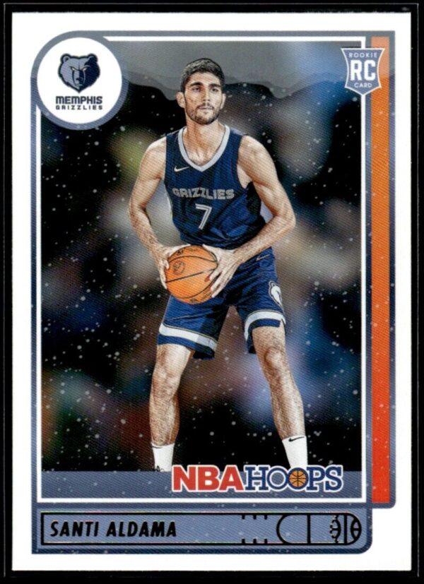 2021 NBA Hoops Memphis Grizzlies #207 Santi Aldama RC Rookie