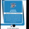 2021 Donruss Optic Oklahoma City Thunder #191 Aaron Wiggins RC Rookie Red Wave