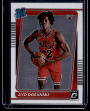 _10 2021 Donruss Optic Chicago Bulls #171 Ayo Dosunmu RC Rookie