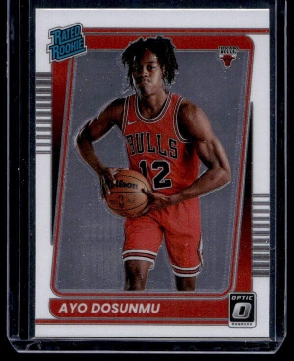 _10 2021 Donruss Optic Chicago Bulls #171 Ayo Dosunmu RC Rookie