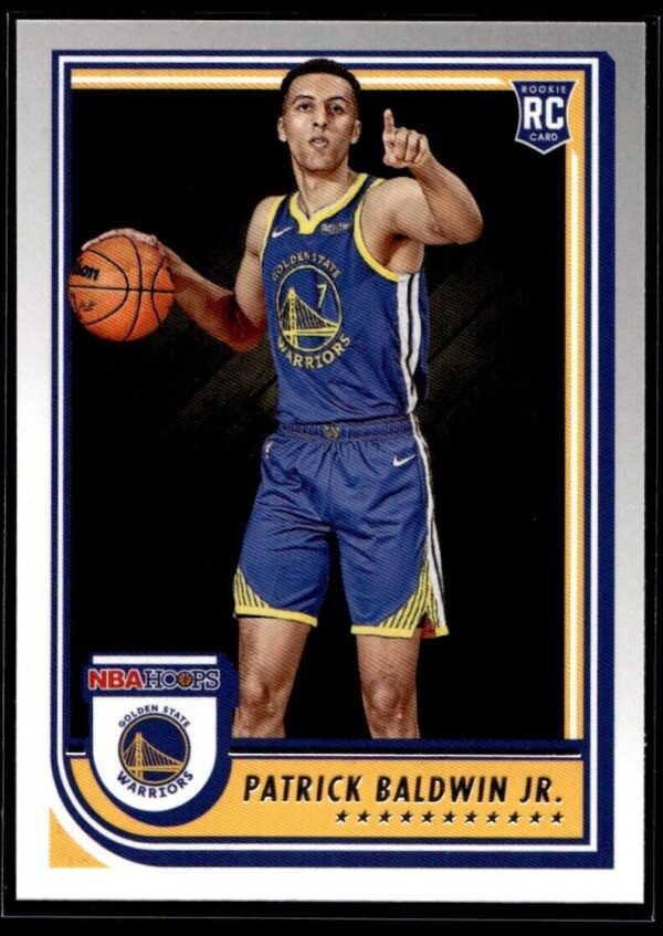 _10 2022 NBA Hoops Golden State Warriors #257 Patrick Baldwin Jr. RC Rookie