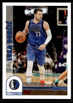 2022 NBA Hoops Dallas Mavericks #293 Luka Doncic Tribute