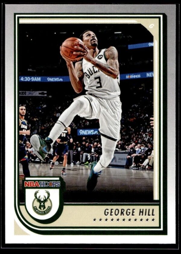 2022 NBA Hoops Milwaukee Bucks #50 George Hill