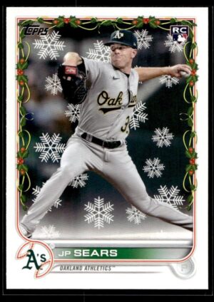 _10 2022 Topps Holiday New York Yankees #80 JP Sears RC Rookie