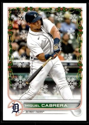 2022 Topps Holiday Detroit Tigers #8 Miguel Cabrera