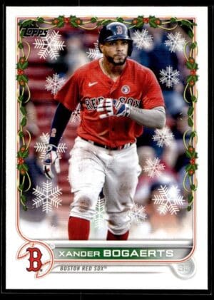 _10 2022 Topps Holiday Boston Red Sox #40 Xander Bogaerts