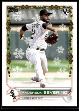 2022 Topps Holiday Chicago White Sox #49 Anderson Severino RC Rookie
