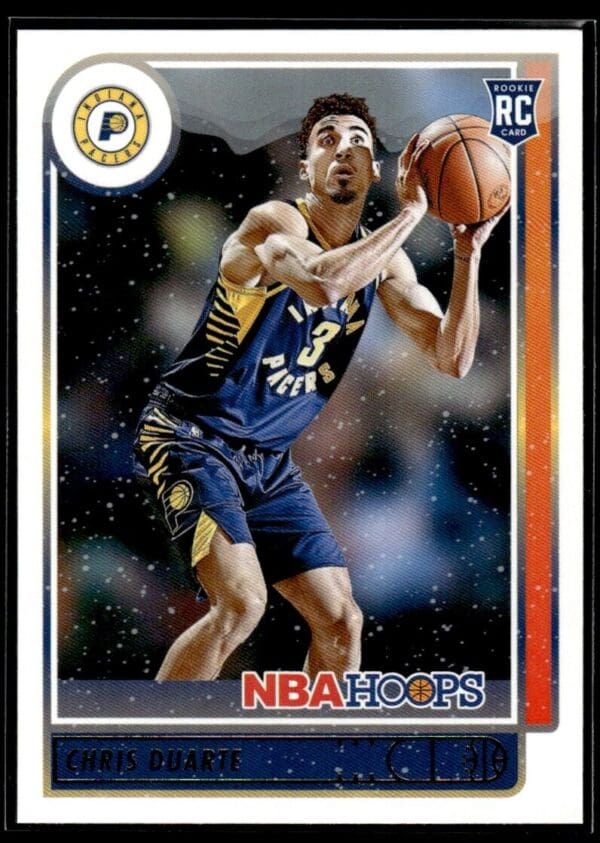 2021 NBA Hoops Indiana Pacers #236 Chris Duarte RC Rookie