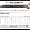 2022 Topps Holiday Atlanta Braves #28 Dansby Swanson