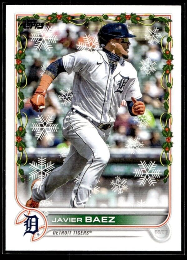 2022 Topps Holiday Chicago Cubs #159 Javier Baez