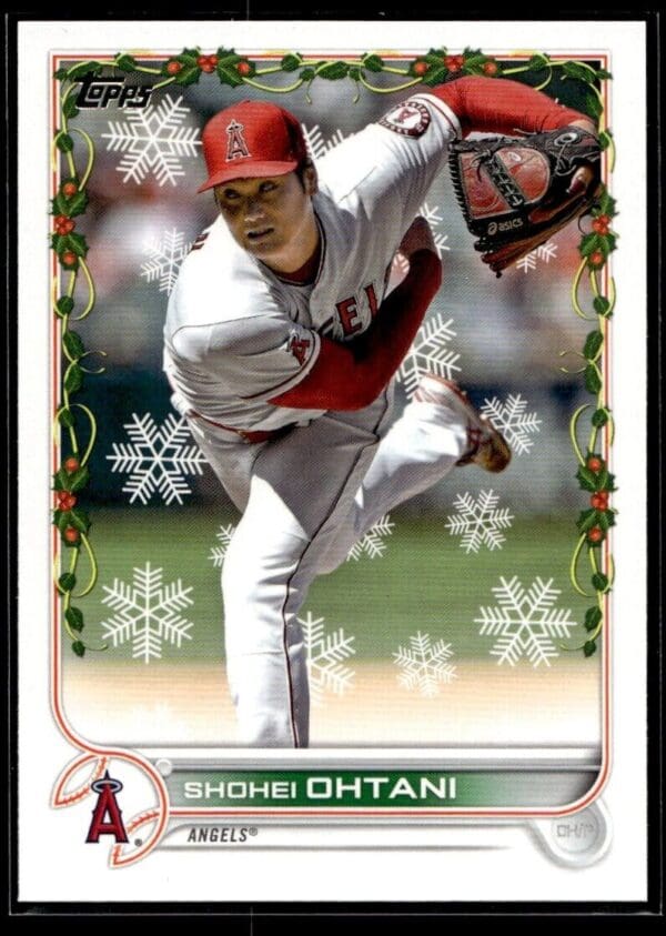 2022 Topps Holiday Los Angeles Angels #100 Shohei Ohtani