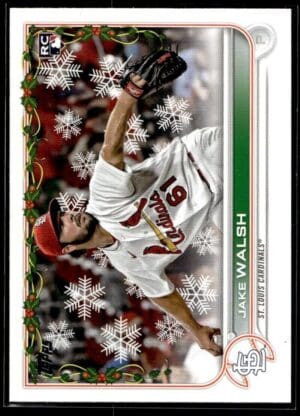2022 Topps Holiday St. Louis Cardinals #42 Jake Walsh RC Rookie