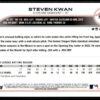 2022 Topps Holiday Cleveland Guardians #21 Steven Kwan RC Rookie
