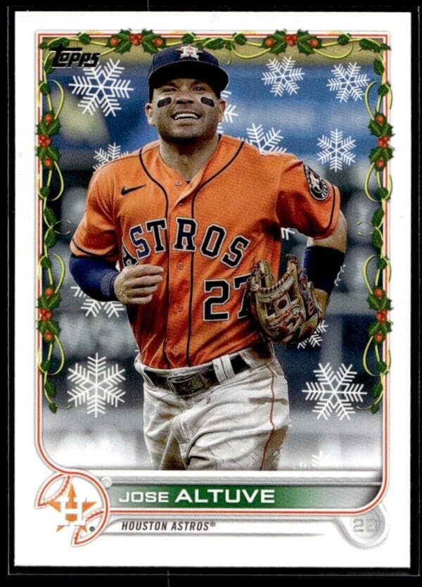 2022 Topps Holiday Houston Astros #34 Jose Altuve