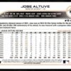 2022 Topps Holiday Houston Astros #34 Jose Altuve