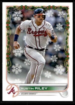 2022 Topps Holiday Atlanta Braves #146 Austin Riley