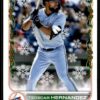 2022 Topps Holiday Toronto Blue Jays #48 Teoscar Hernandez