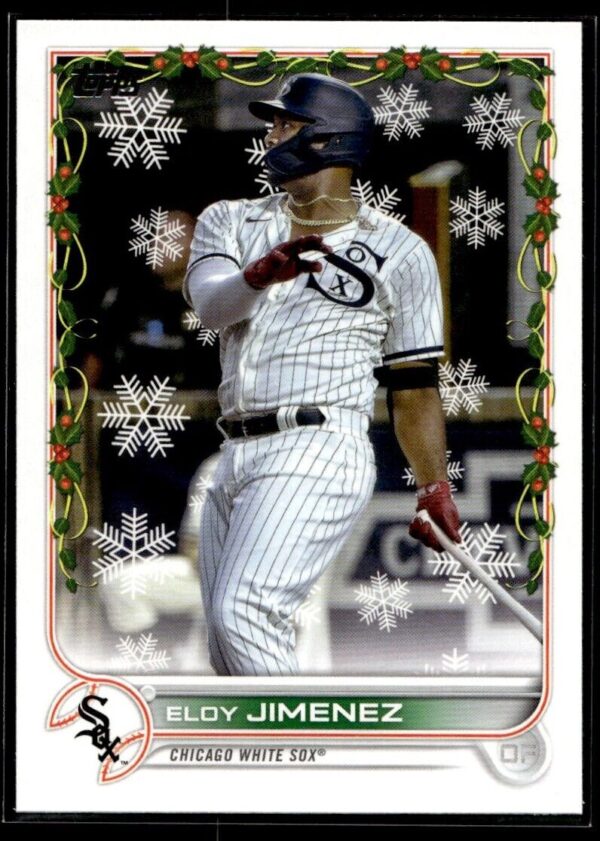 _10 2022 Topps Holiday Chicago White Sox #36 Eloy Jimenez