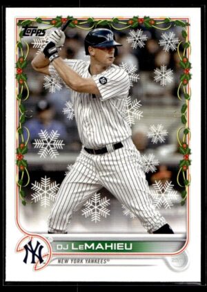 _10 2022 Topps Holiday New York Yankees #116 DJ LeMahieu