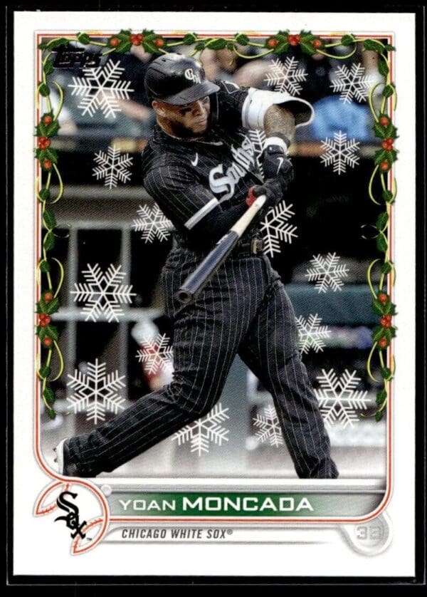 2022 Topps Holiday Chicago White Sox #HW47 Yoan Moncada