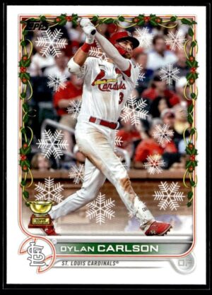 2022 Topps Holiday St. Louis Cardinals #HW57 Dylan Carlson