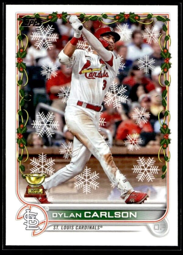 2022 Topps Holiday St. Louis Cardinals #HW57 Dylan Carlson
