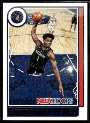 2021 NBA Hoops Minnesota Timberwolves #151 Anthony Edwards RC Rookie