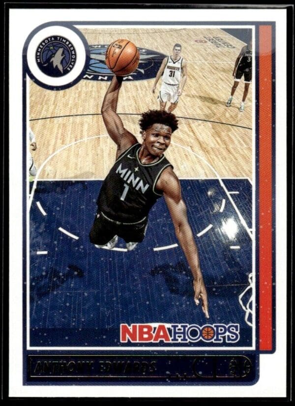 2021 NBA Hoops Minnesota Timberwolves #151 Anthony Edwards RC Rookie