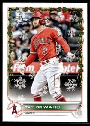 _10 2022 Topps Holiday Los Angeles Angels #HW106 Taylor Ward
