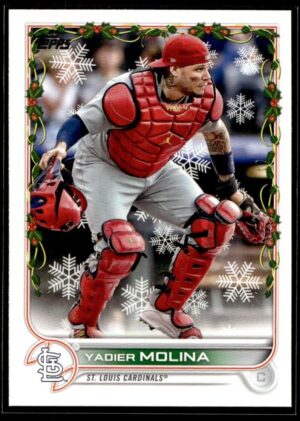 2022 Topps Holiday St. Louis Cardinals #HW6 Yadier Molina