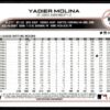 2022 Topps Holiday St. Louis Cardinals #HW6 Yadier Molina