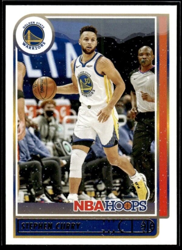 2021 NBA Hoops Golden State Warriors #18 Stephen Curry