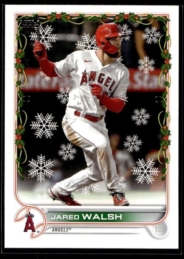 2022 Topps Holiday Los Angeles Angels #HW5 Jared Walsh