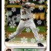 2022 Topps Holiday Milwaukee Brewers #HW165 Corbin Burnes