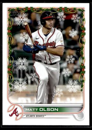 2022 Topps Holiday Atlanta Braves #HW160 Matt Olson