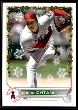 _10 2022 Topps Holiday Los Angeles Angels #HW100 Shohei Ohtani