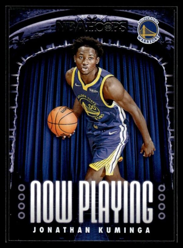 2021-22 Hoops Now Playing Jonathan Kuminga Golden State Warriors #7