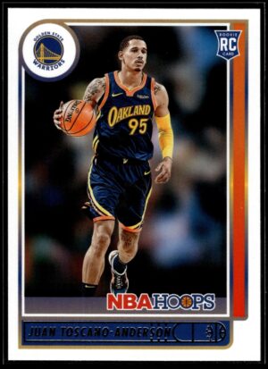 2021-22 Hoops Juan Toscano-Anderson Rookie Golden State Warriors #248