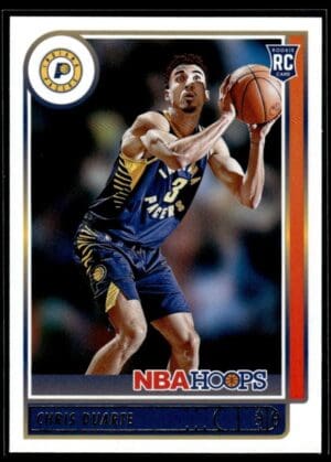 2021-22 Hoops Red Back Chris Duarte Rookie Indiana Pacers #236